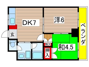 Ts　garden大島の物件間取画像